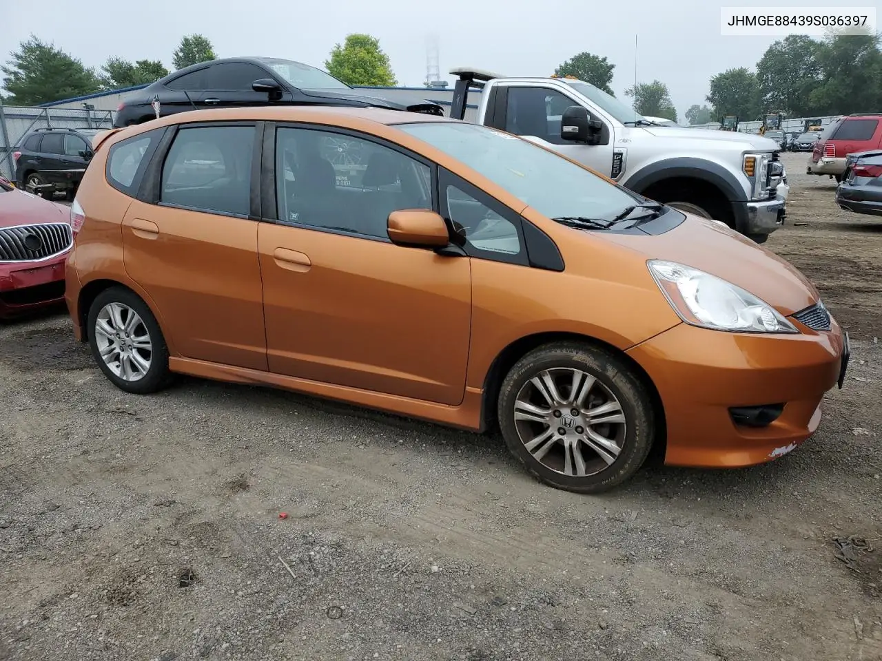 2009 Honda Fit Sport VIN: JHMGE88439S036397 Lot: 62175255