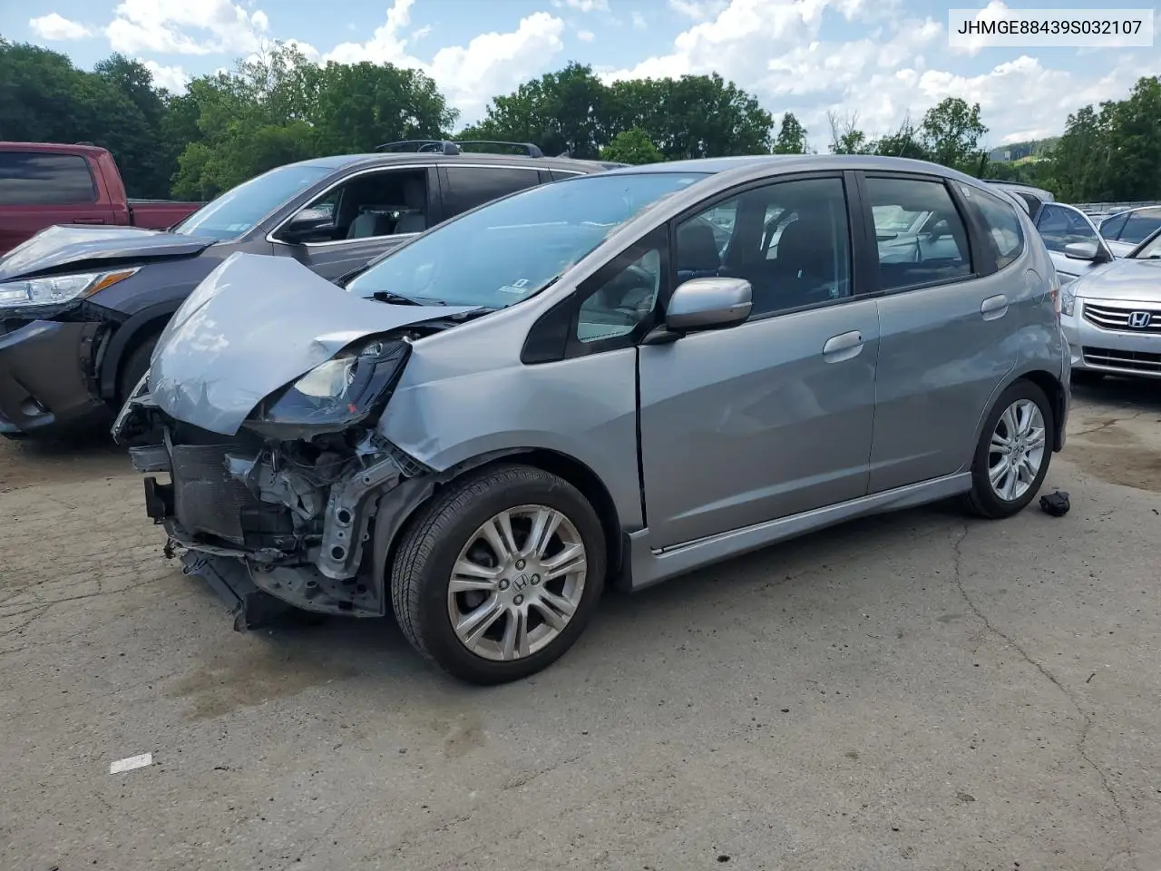 2009 Honda Fit Sport VIN: JHMGE88439S032107 Lot: 62328695