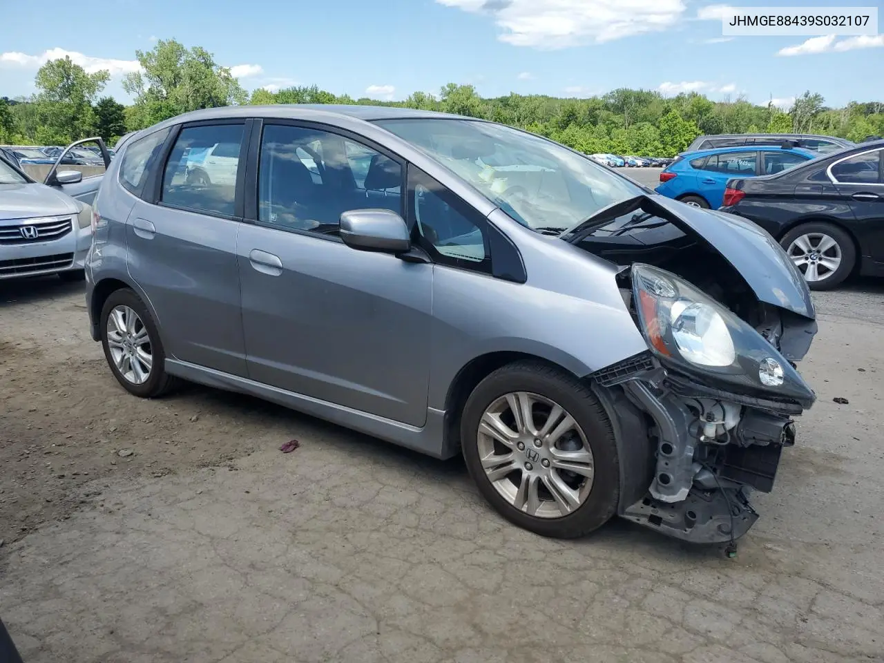 2009 Honda Fit Sport VIN: JHMGE88439S032107 Lot: 62328695