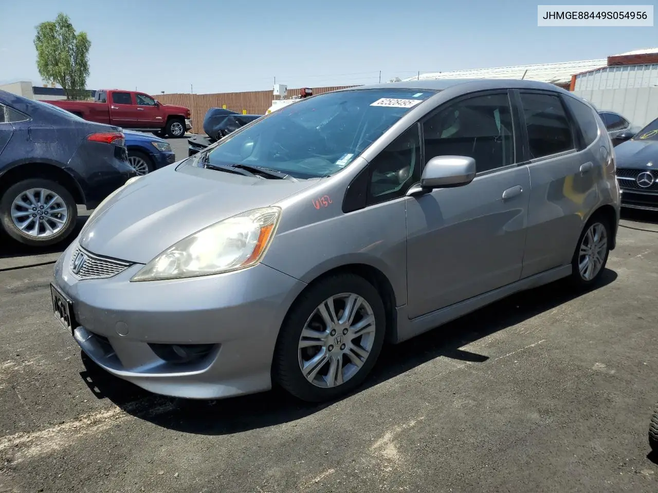2009 Honda Fit Sport VIN: JHMGE88449S054956 Lot: 62528495