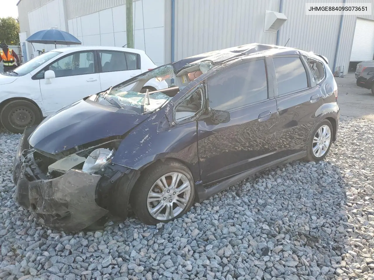 2009 Honda Fit Sport VIN: JHMGE88409S073651 Lot: 62555765