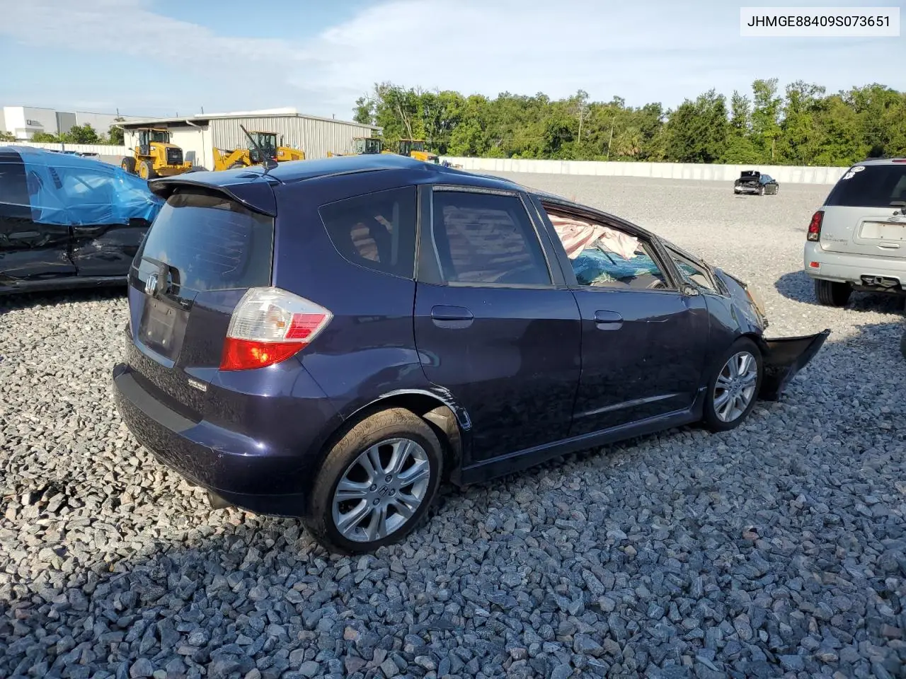 2009 Honda Fit Sport VIN: JHMGE88409S073651 Lot: 62555765
