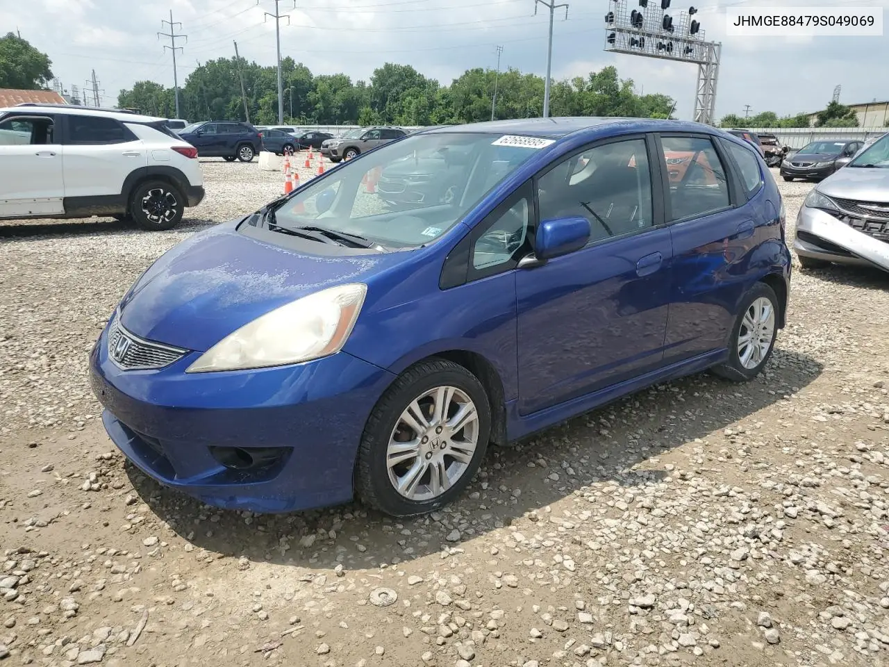 2009 Honda Fit Sport VIN: JHMGE88479S049069 Lot: 62668995