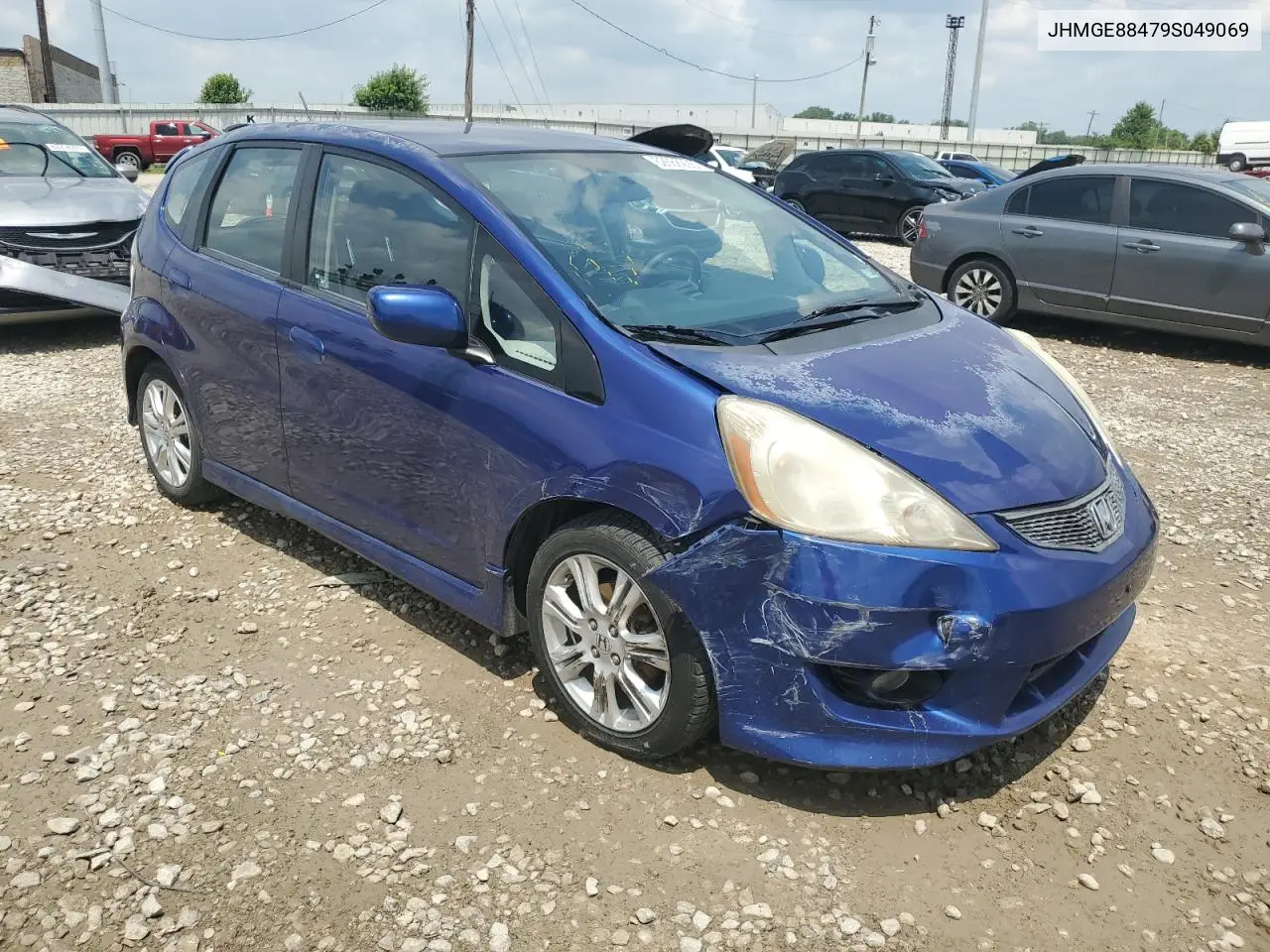 2009 Honda Fit Sport VIN: JHMGE88479S049069 Lot: 62668995