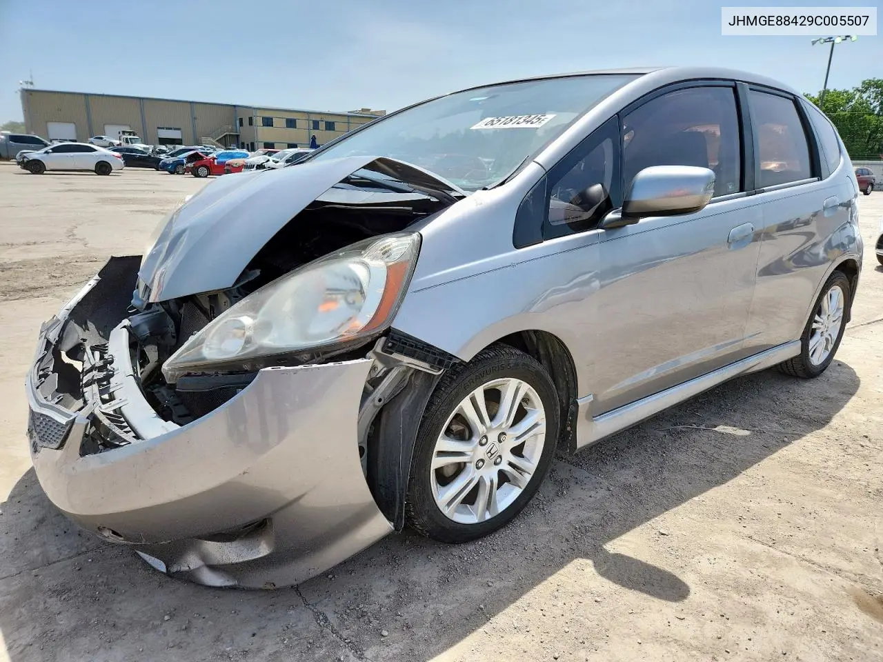 2009 Honda Fit Sport VIN: JHMGE88429C005507 Lot: 65181345