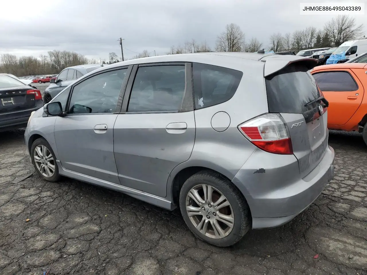 2009 Honda Fit Sport VIN: JHMGE88649S043389 Lot: 84767464