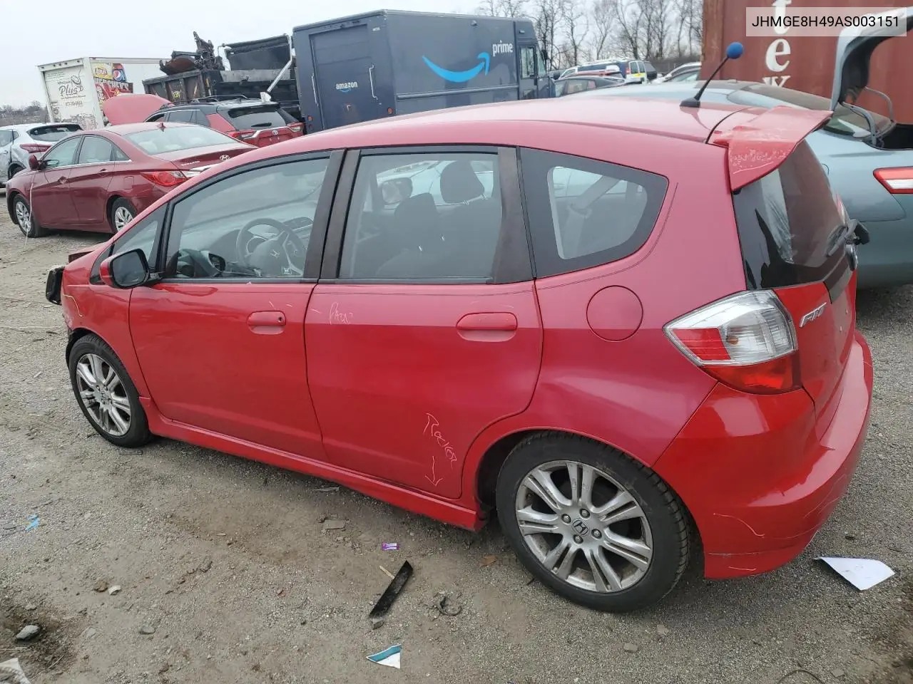2010 Honda Fit Sport VIN: JHMGE8H49AS003151 Lot: 45705655