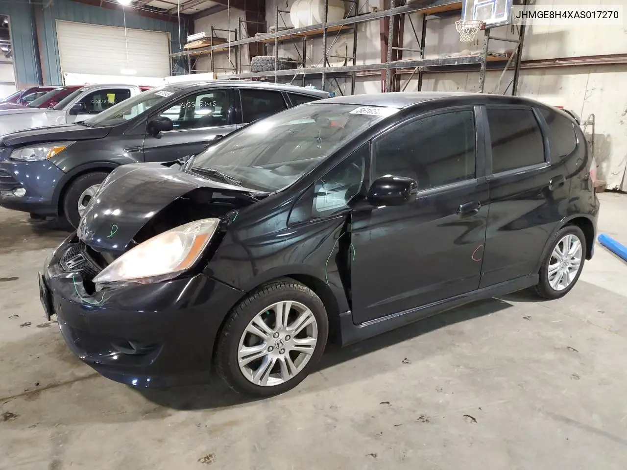 2010 Honda Fit Sport VIN: JHMGE8H4XAS017270 Lot: 56102085