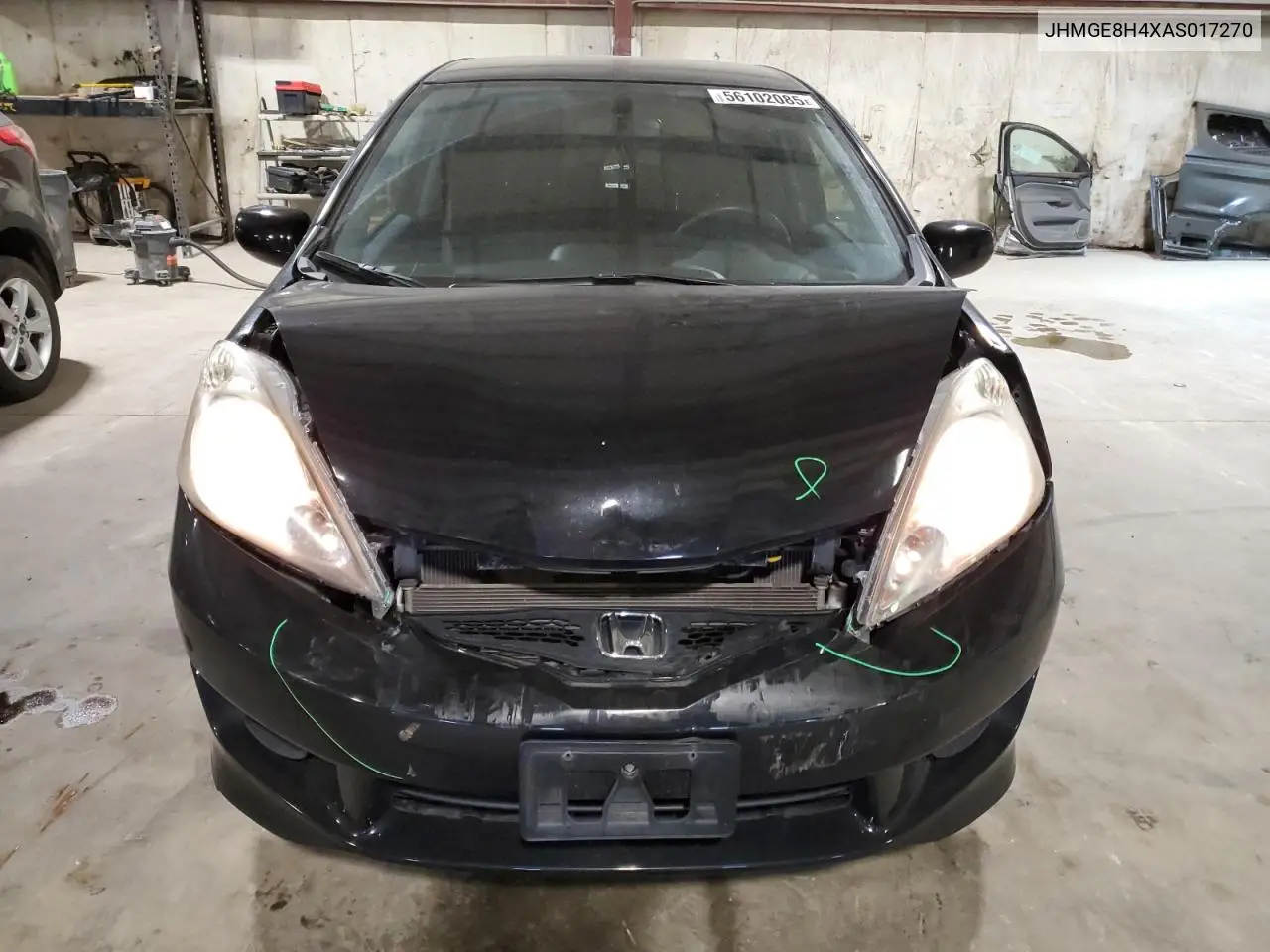 2010 Honda Fit Sport VIN: JHMGE8H4XAS017270 Lot: 56102085