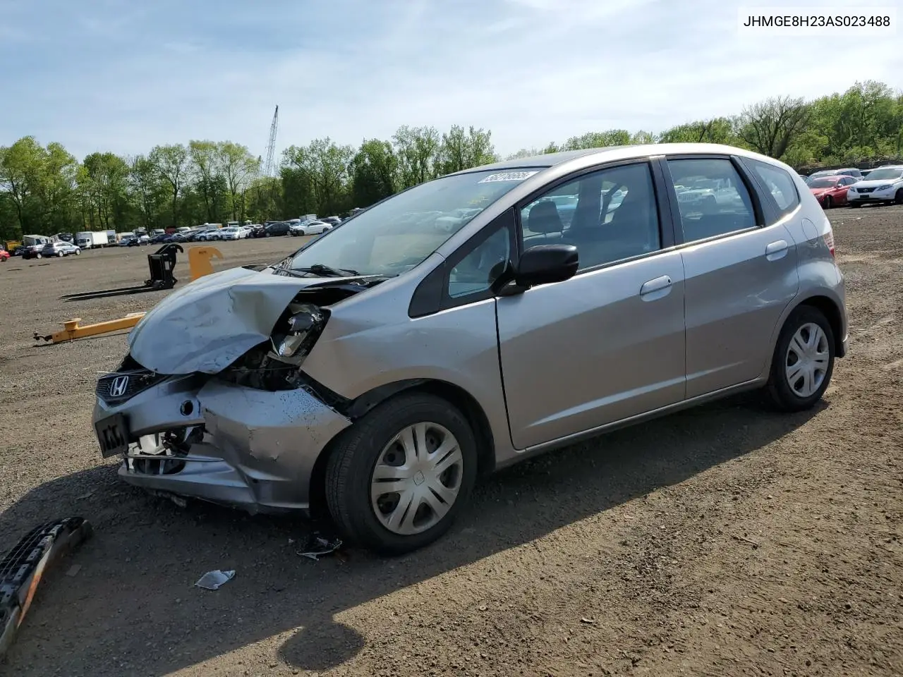 2010 Honda Fit VIN: JHMGE8H23AS023488 Lot: 56278665