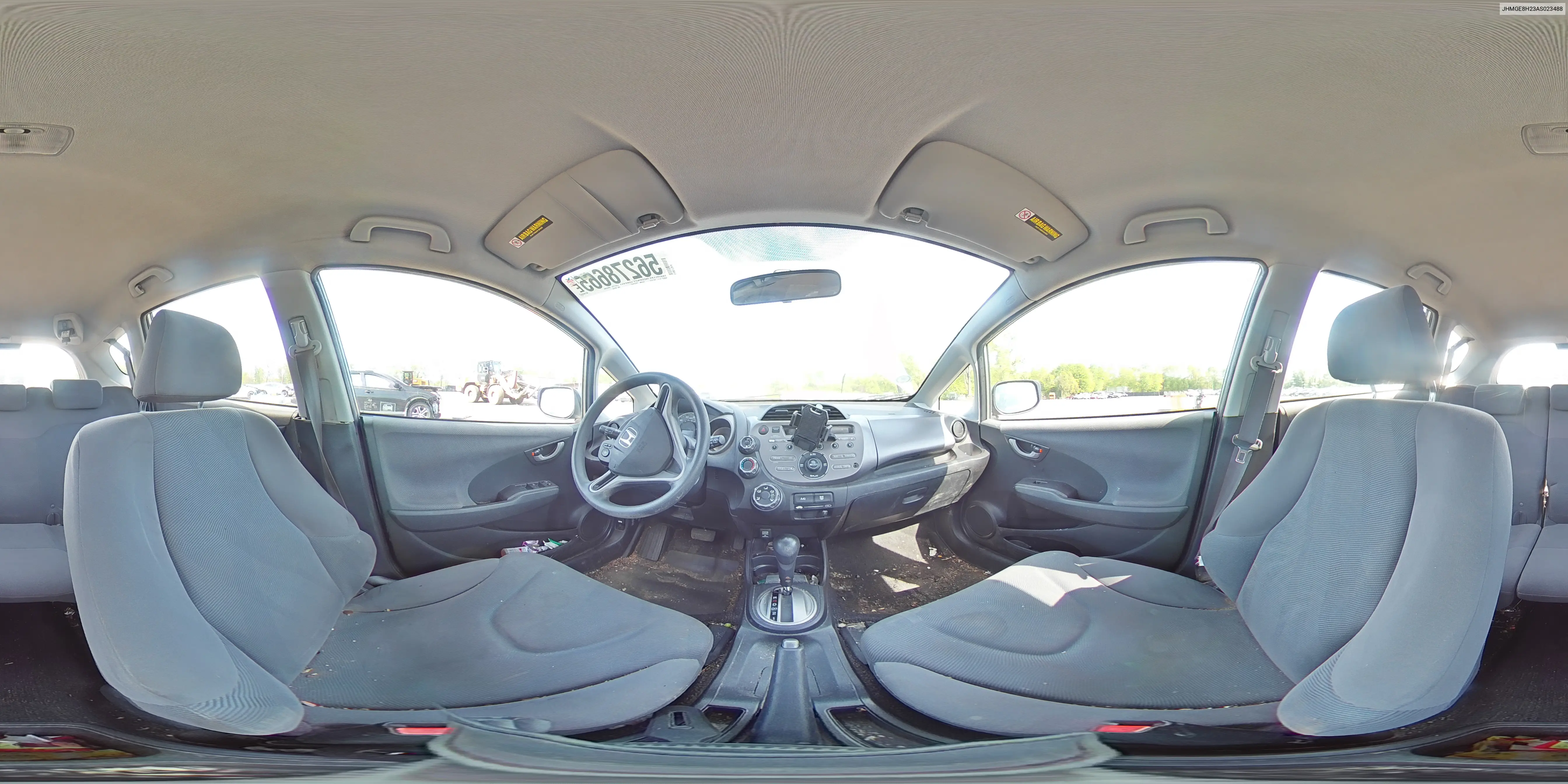 2010 Honda Fit VIN: JHMGE8H23AS023488 Lot: 56278665