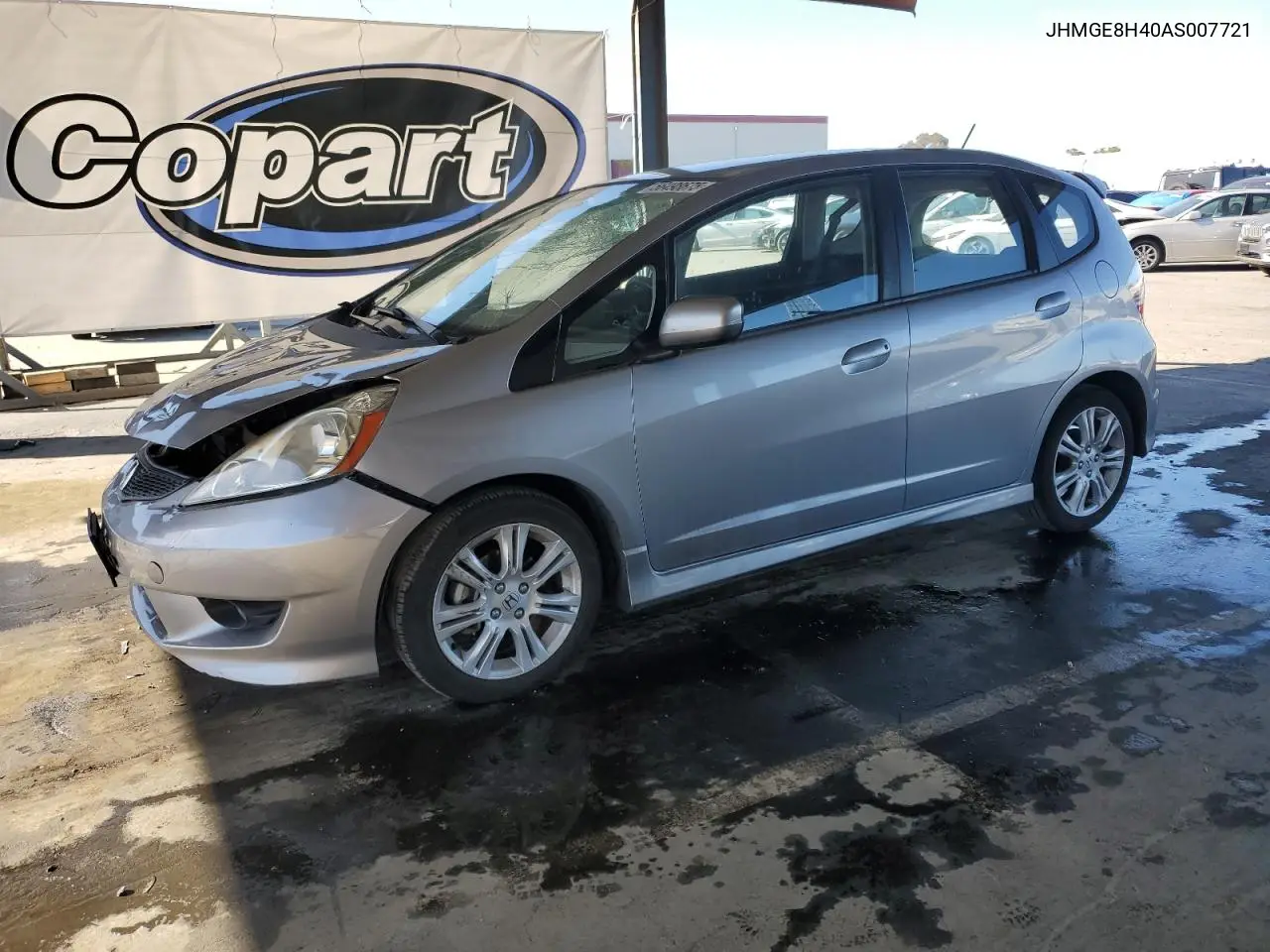 2010 Honda Fit Sport VIN: JHMGE8H40AS007721 Lot: 56498675
