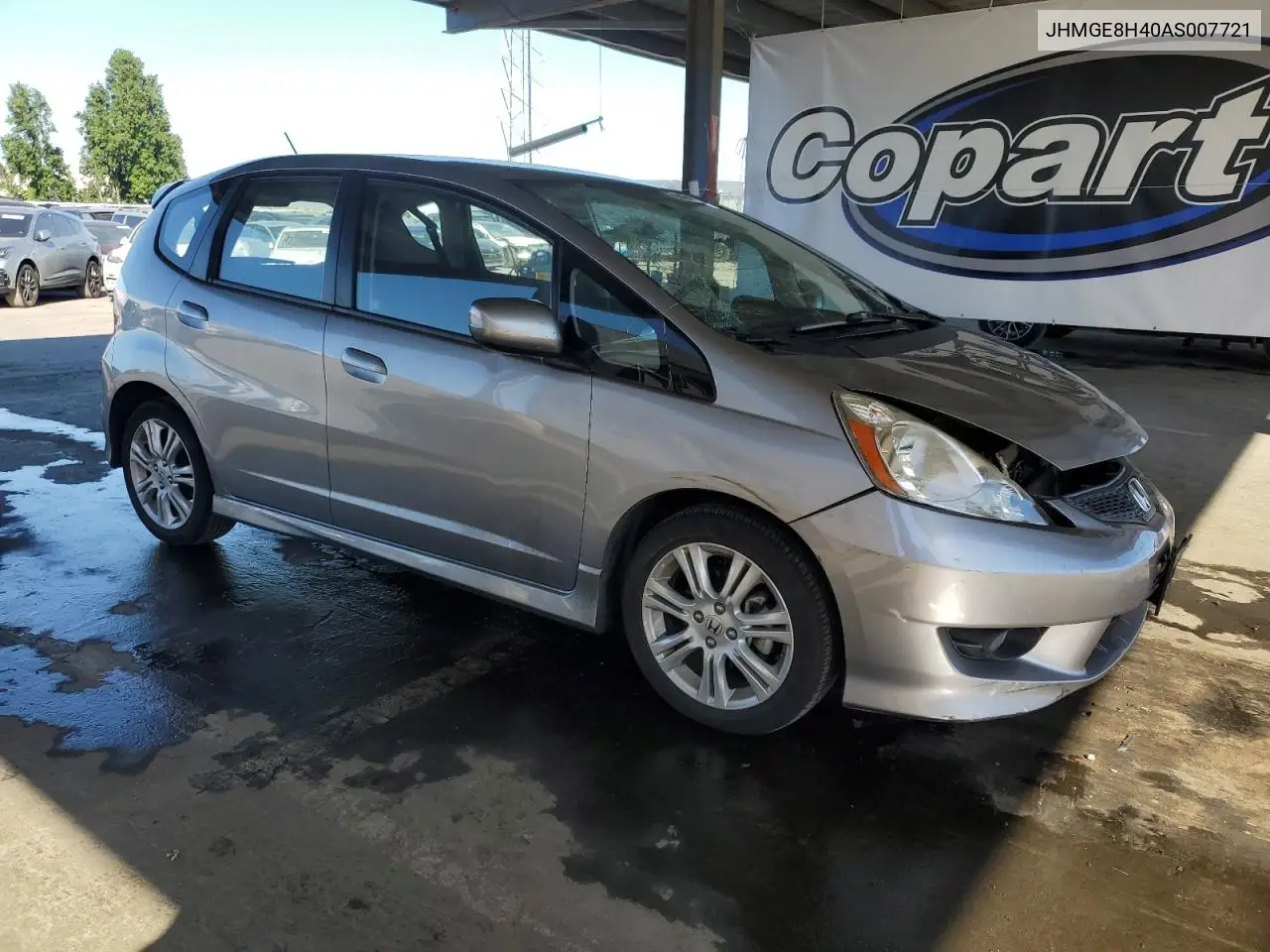 2010 Honda Fit Sport VIN: JHMGE8H40AS007721 Lot: 56498675