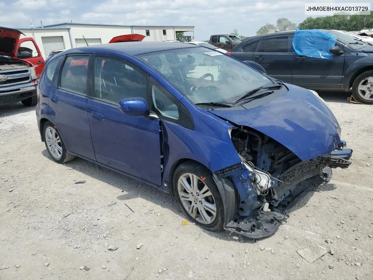 2010 Honda Fit Sport VIN: JHMGE8H4XAC013729 Lot: 56630845