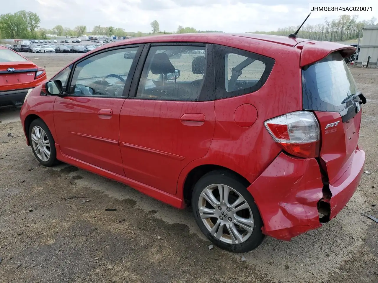 2010 Honda Fit Sport VIN: JHMGE8H45AC020071 Lot: 57065715