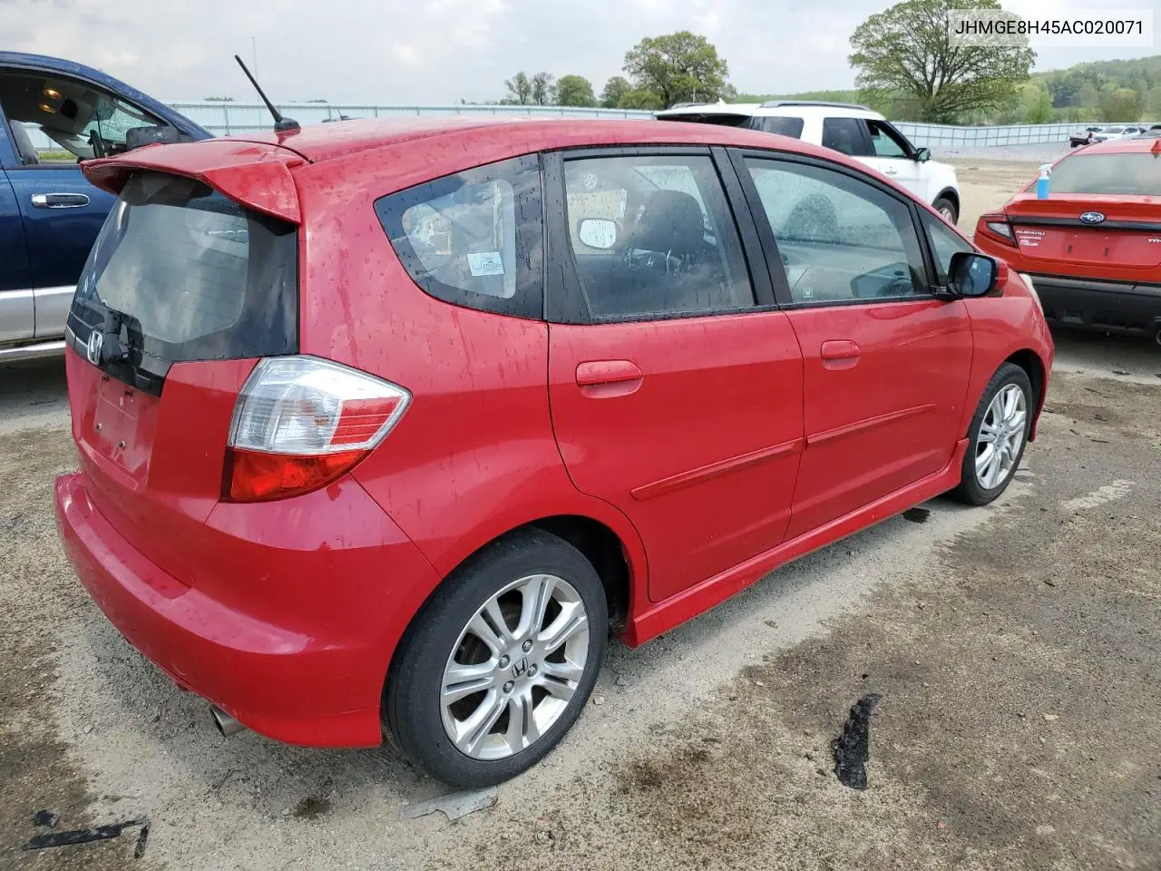 2010 Honda Fit Sport VIN: JHMGE8H45AC020071 Lot: 57065715