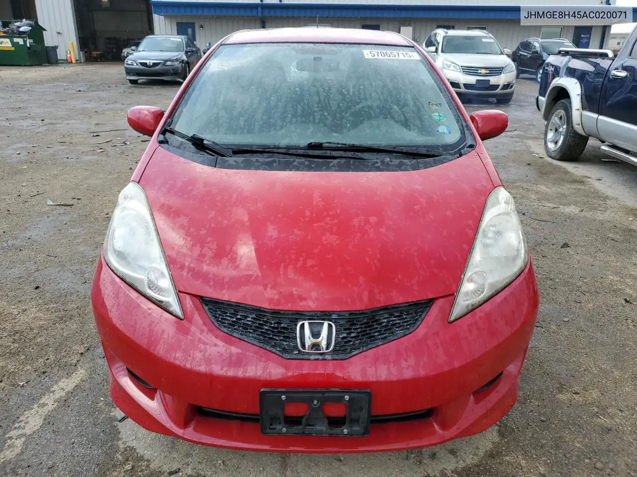 2010 Honda Fit Sport VIN: JHMGE8H45AC020071 Lot: 57065715
