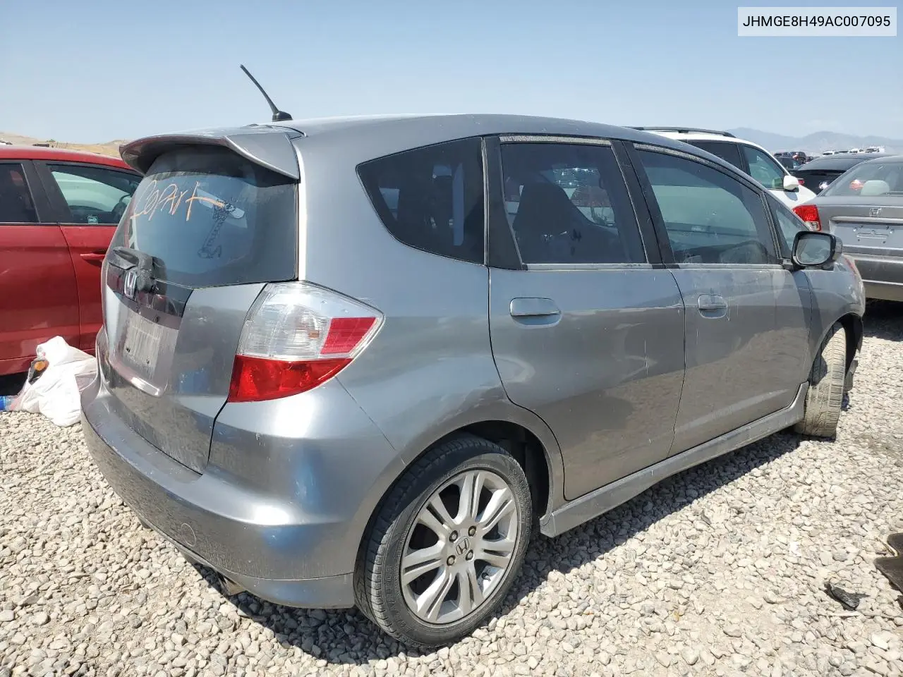 2010 Honda Fit Sport VIN: JHMGE8H49AC007095 Lot: 62276485