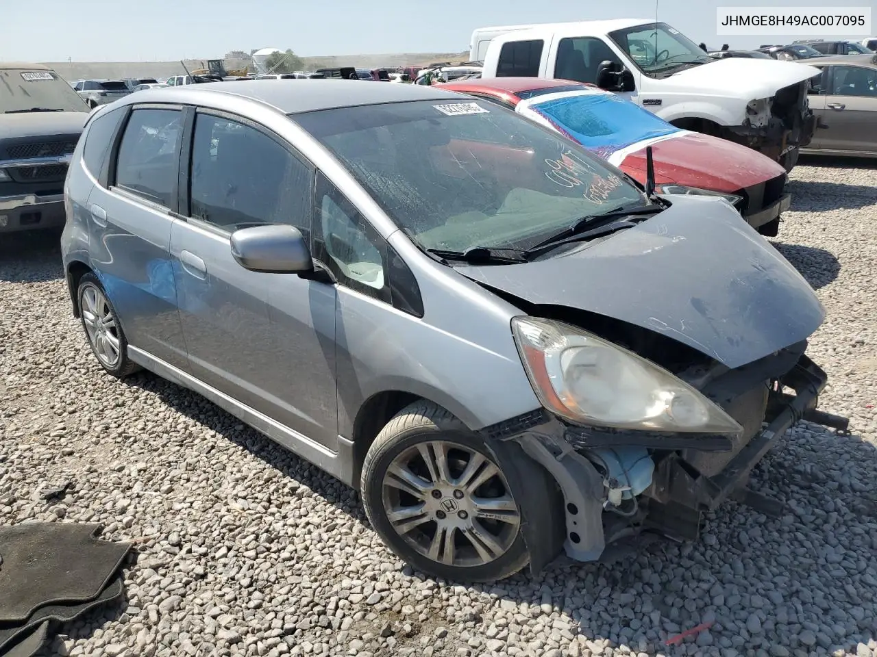 2010 Honda Fit Sport VIN: JHMGE8H49AC007095 Lot: 62276485