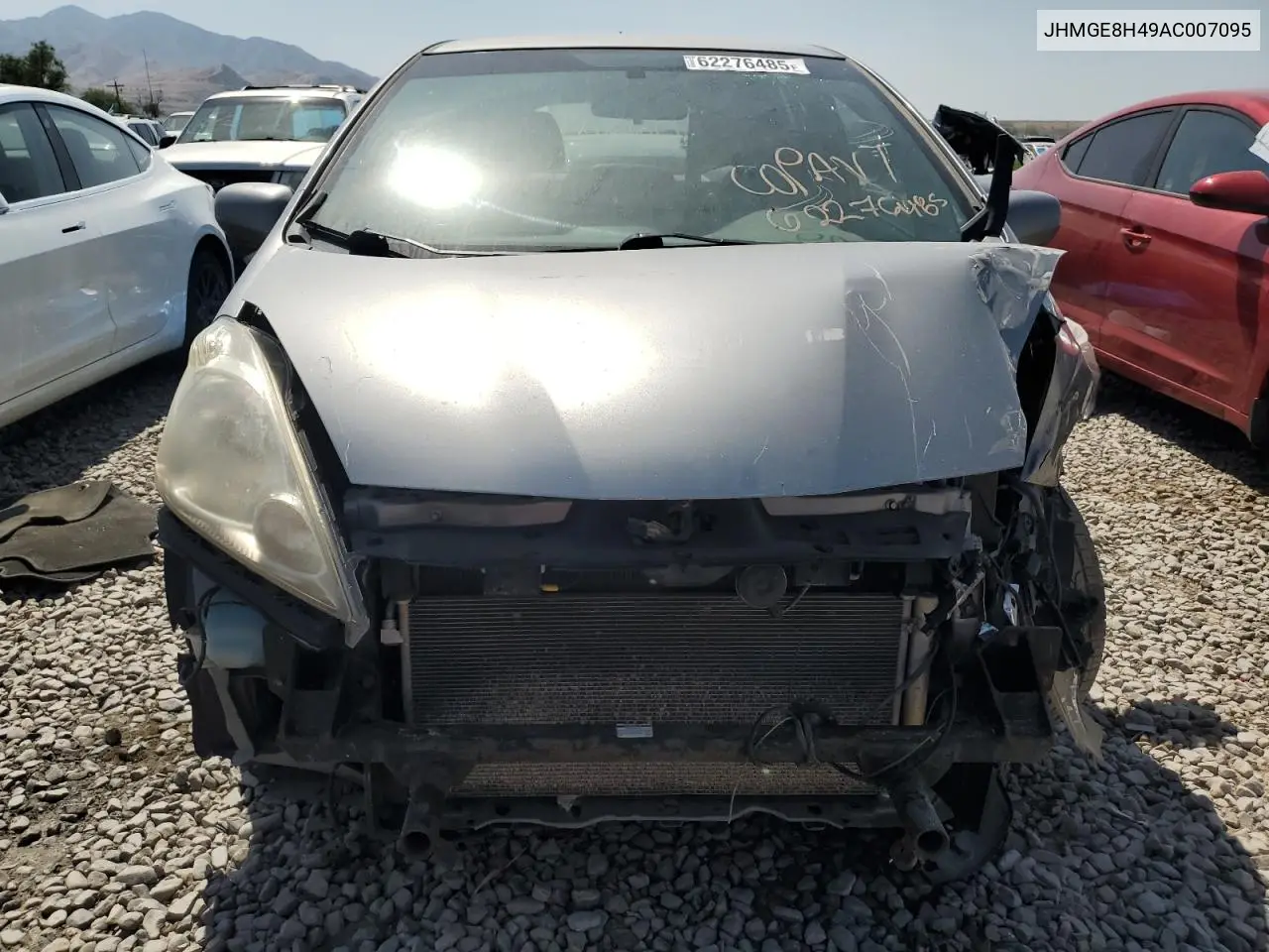 2010 Honda Fit Sport VIN: JHMGE8H49AC007095 Lot: 62276485