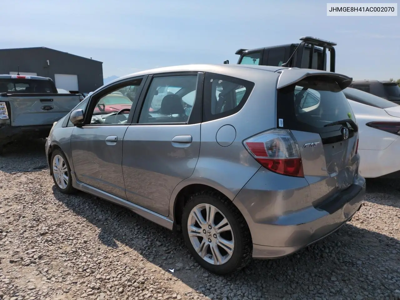 2010 Honda Fit Sport VIN: JHMGE8H41AC002070 Lot: 62356565