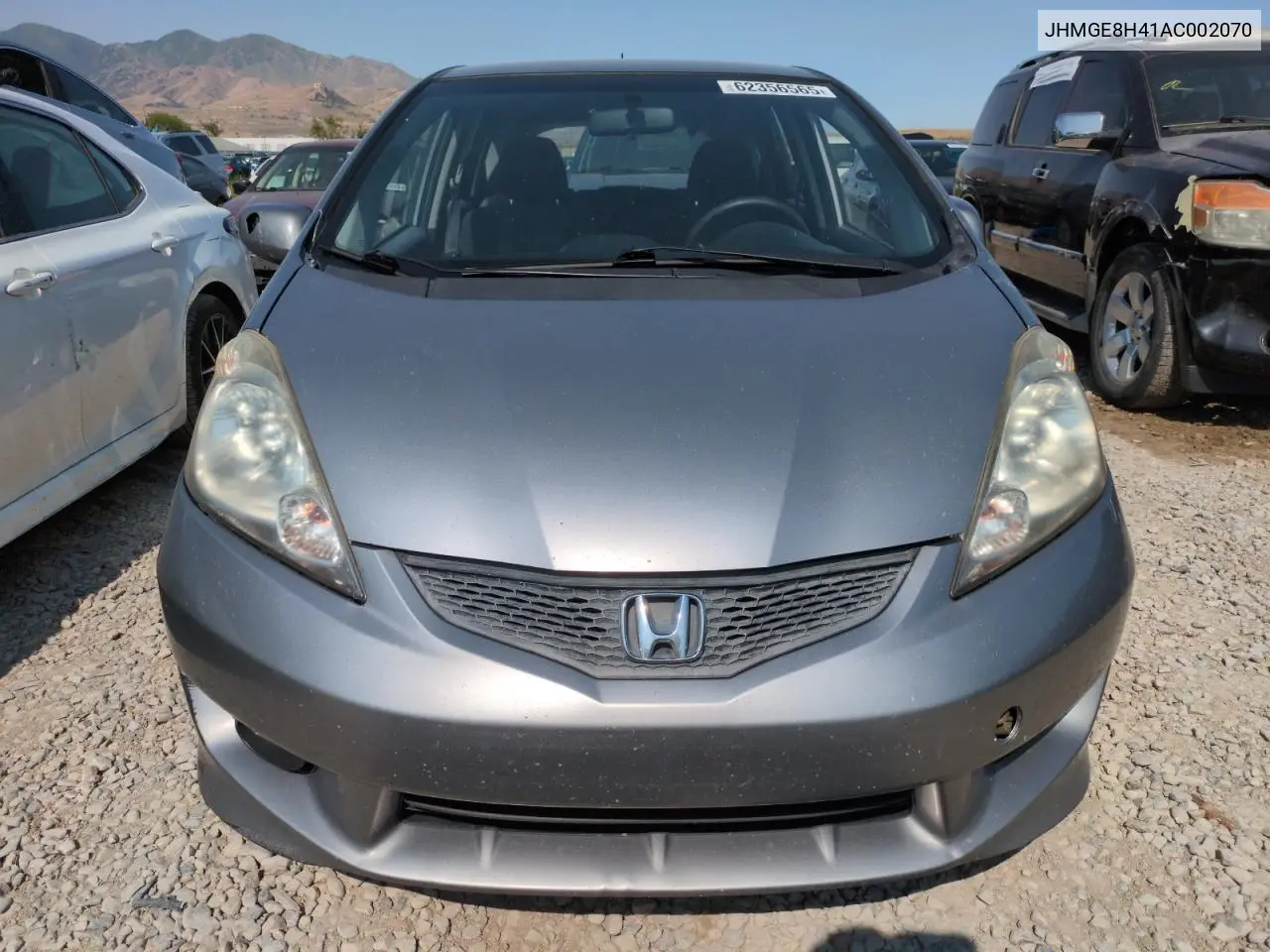 2010 Honda Fit Sport VIN: JHMGE8H41AC002070 Lot: 62356565
