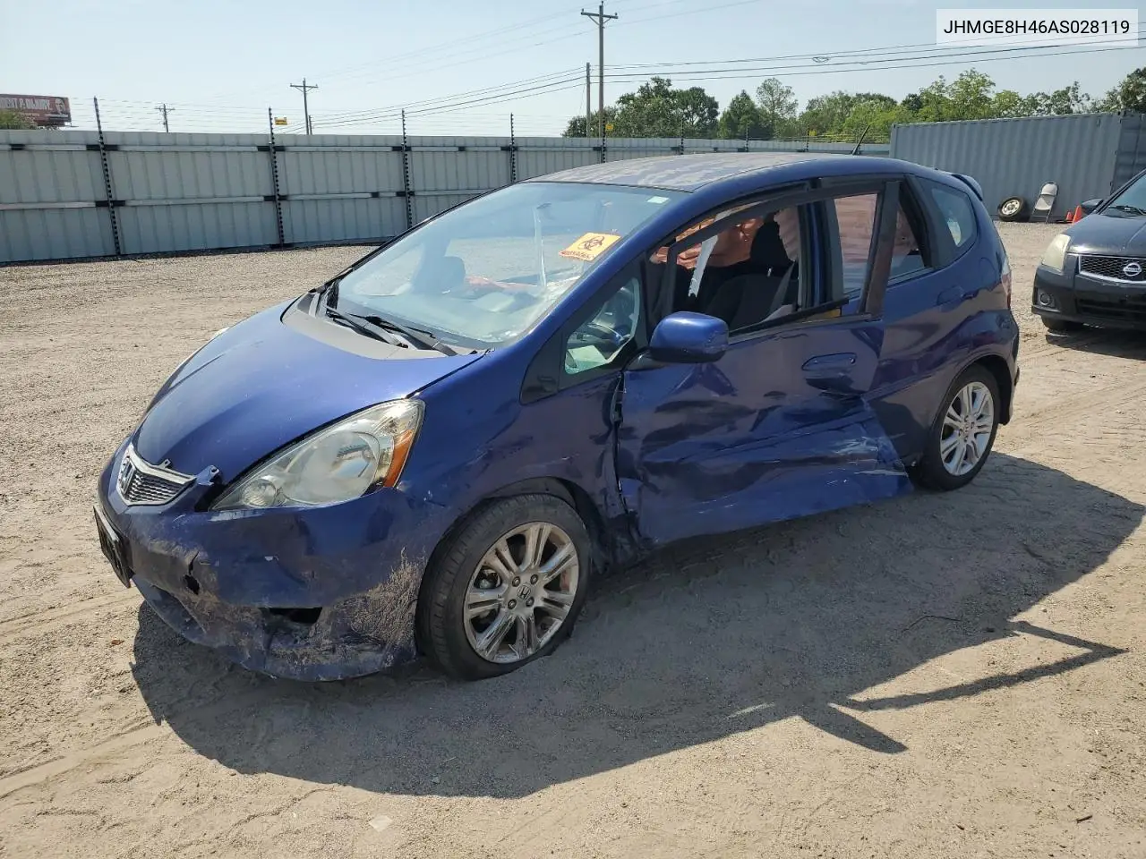 2010 Honda Fit Sport VIN: JHMGE8H46AS028119 Lot: 62499845