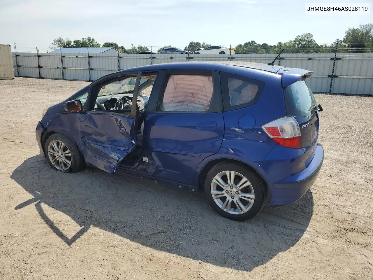 2010 Honda Fit Sport VIN: JHMGE8H46AS028119 Lot: 62499845