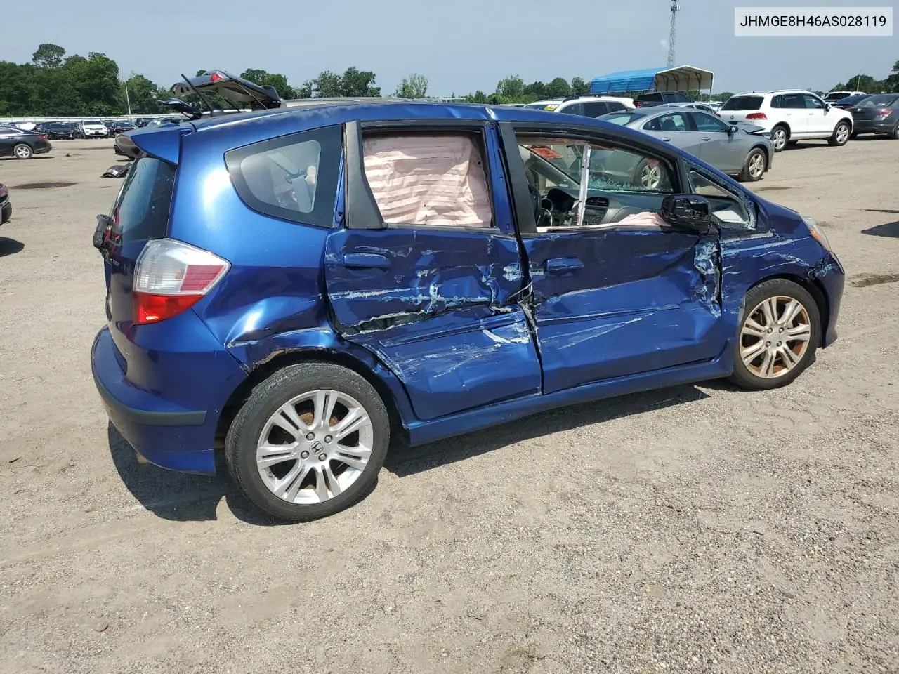 2010 Honda Fit Sport VIN: JHMGE8H46AS028119 Lot: 62499845