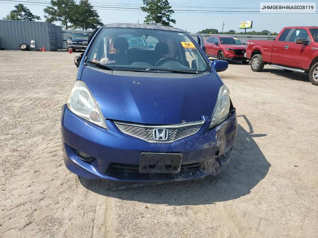 2010 Honda Fit Sport VIN: JHMGE8H46AS028119 Lot: 62499845