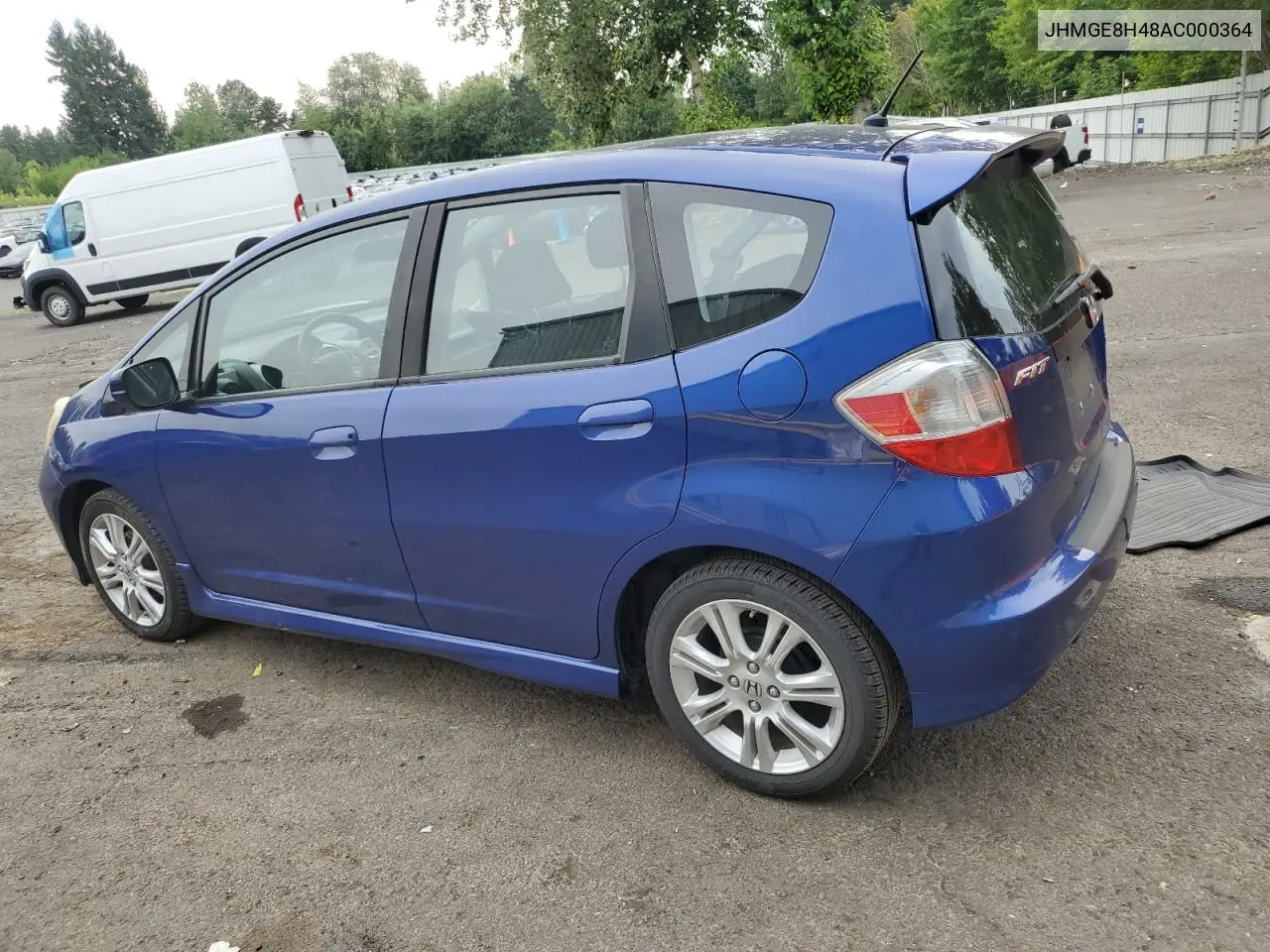 2010 Honda Fit Sport VIN: JHMGE8H48AC000364 Lot: 62508075