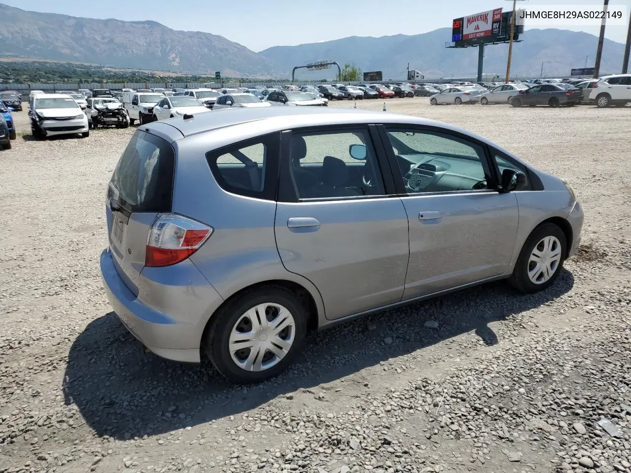 2010 Honda Fit VIN: JHMGE8H29AS022149 Lot: 62584445
