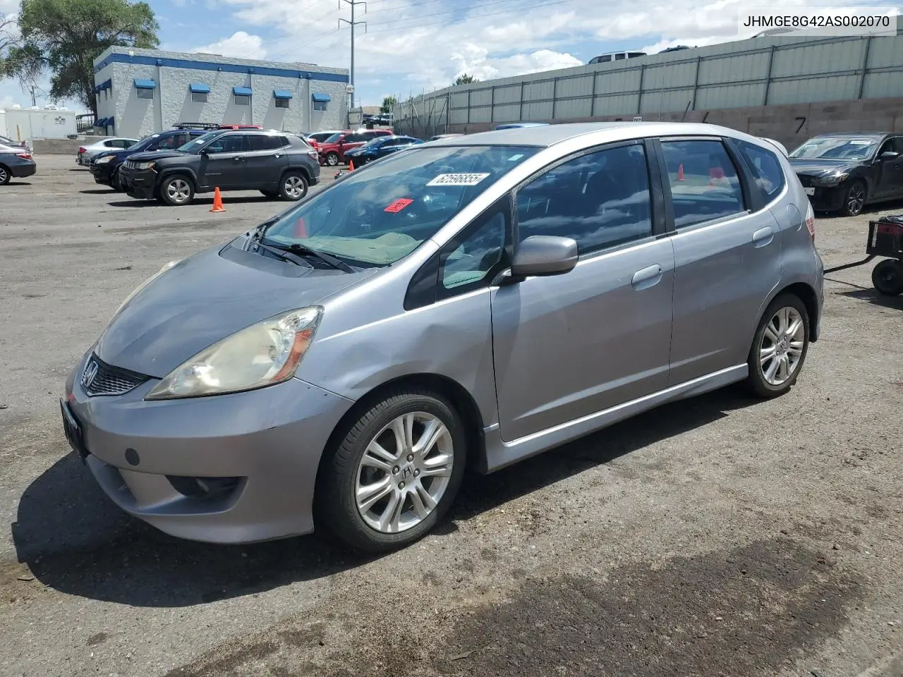 2010 Honda Fit Sport VIN: JHMGE8G42AS002070 Lot: 62596855