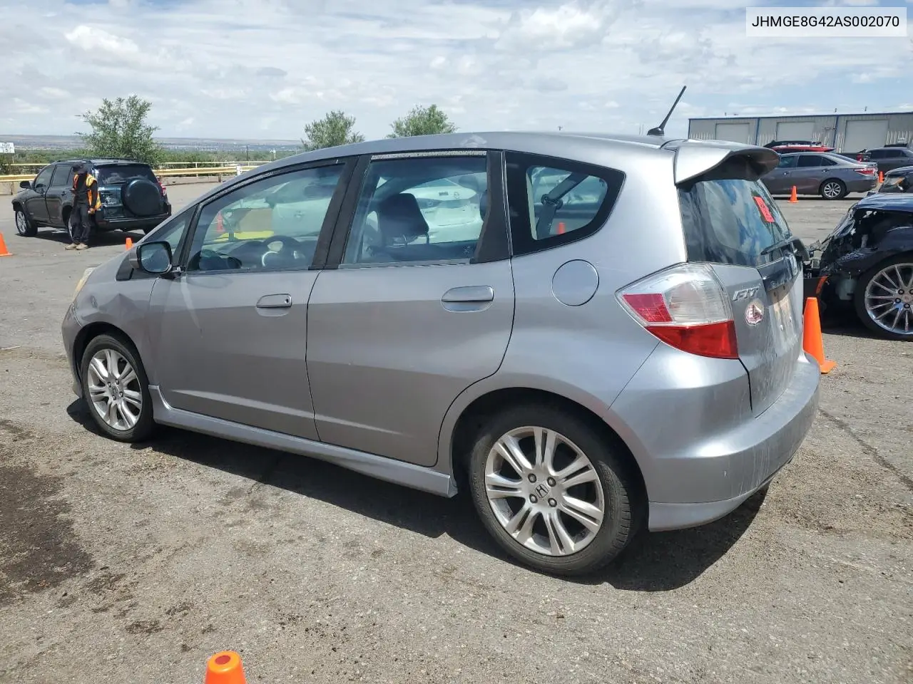 2010 Honda Fit Sport VIN: JHMGE8G42AS002070 Lot: 62596855