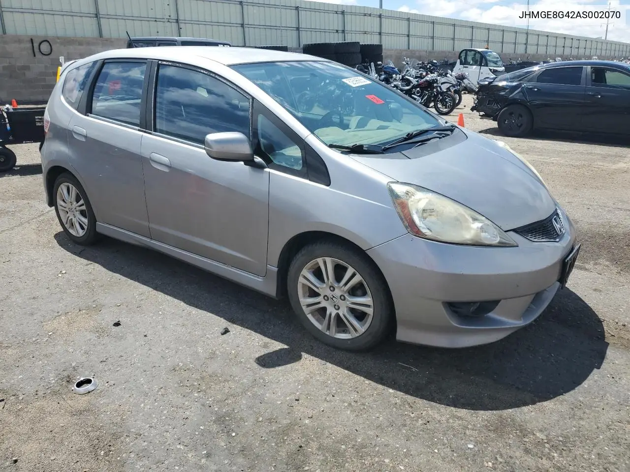 2010 Honda Fit Sport VIN: JHMGE8G42AS002070 Lot: 62596855