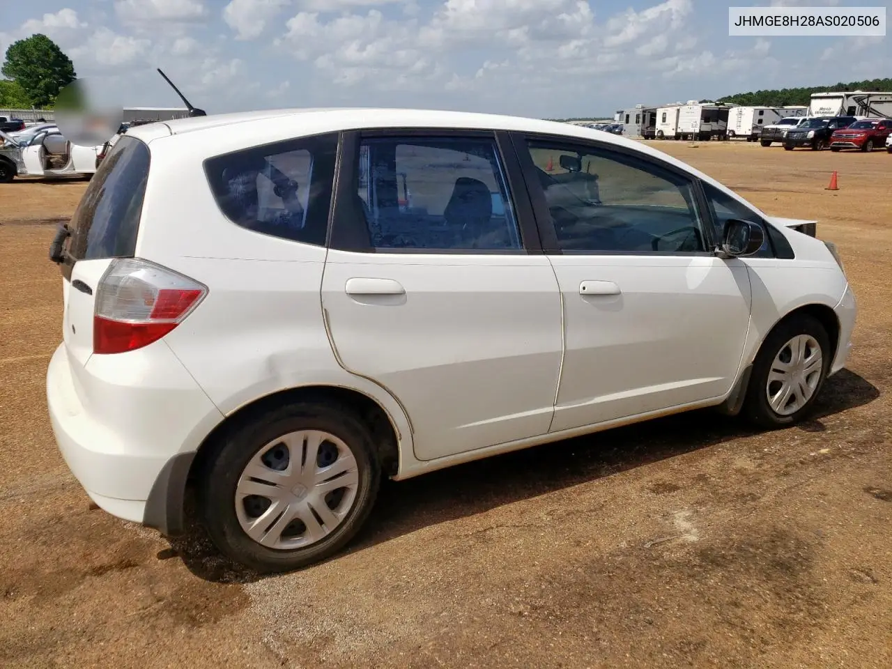 2010 Honda Fit VIN: JHMGE8H28AS020506 Lot: 62965085