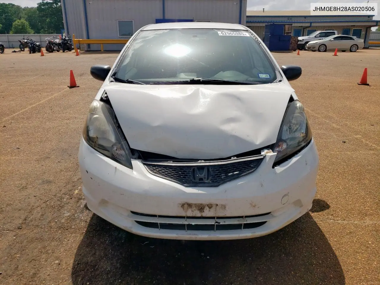 2010 Honda Fit VIN: JHMGE8H28AS020506 Lot: 62965085