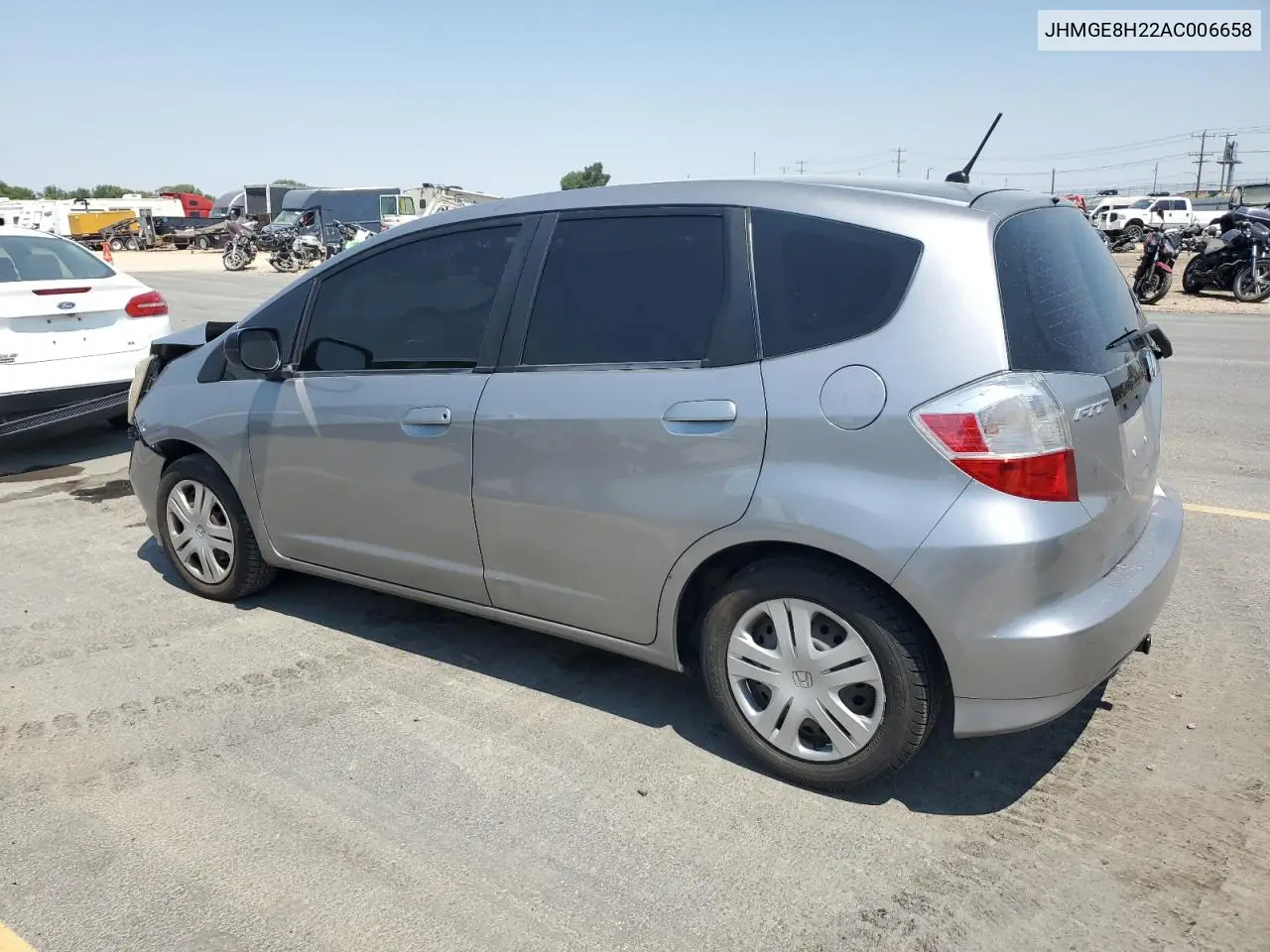 2010 Honda Fit VIN: JHMGE8H22AC006658 Lot: 65024125