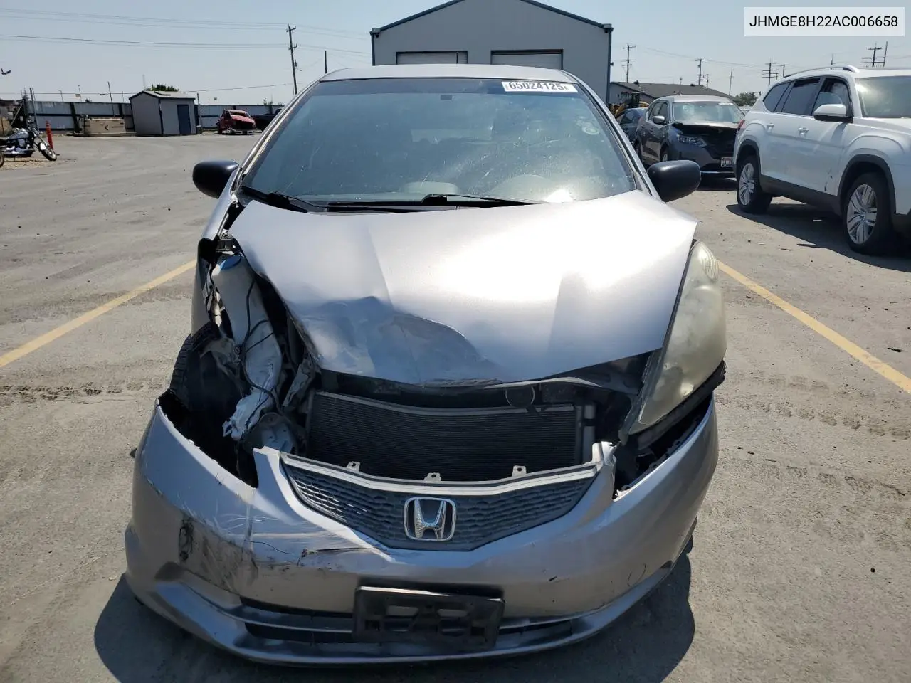 2010 Honda Fit VIN: JHMGE8H22AC006658 Lot: 65024125