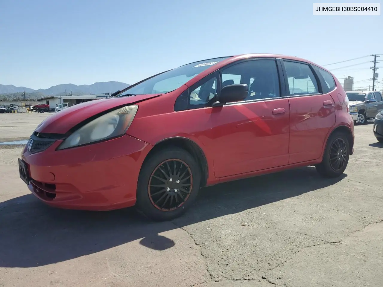 2011 Honda Fit VIN: JHMGE8H30BS004410 Lot: 52044365