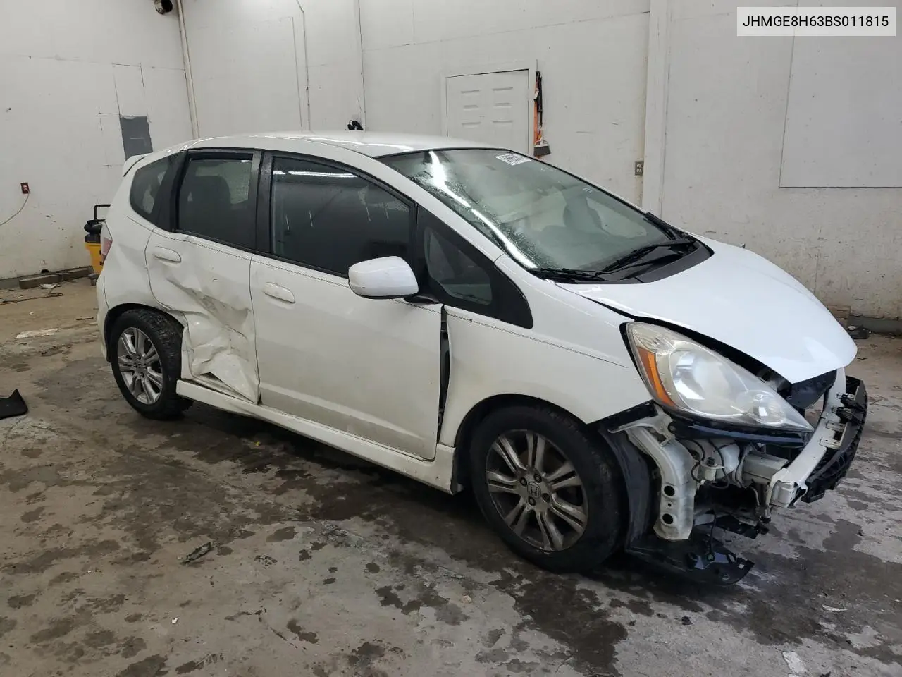 2011 Honda Fit Sport VIN: JHMGE8H63BS011815 Lot: 56566585