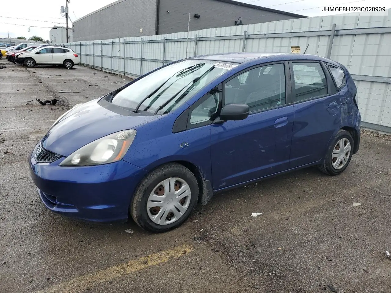2011 Honda Fit VIN: JHMGE8H32BC020909 Lot: 56850085