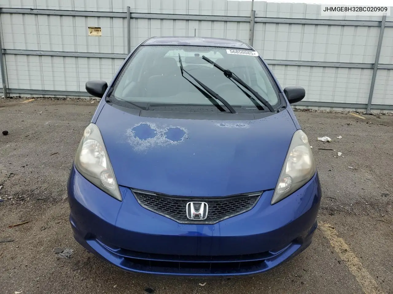 2011 Honda Fit VIN: JHMGE8H32BC020909 Lot: 56850085