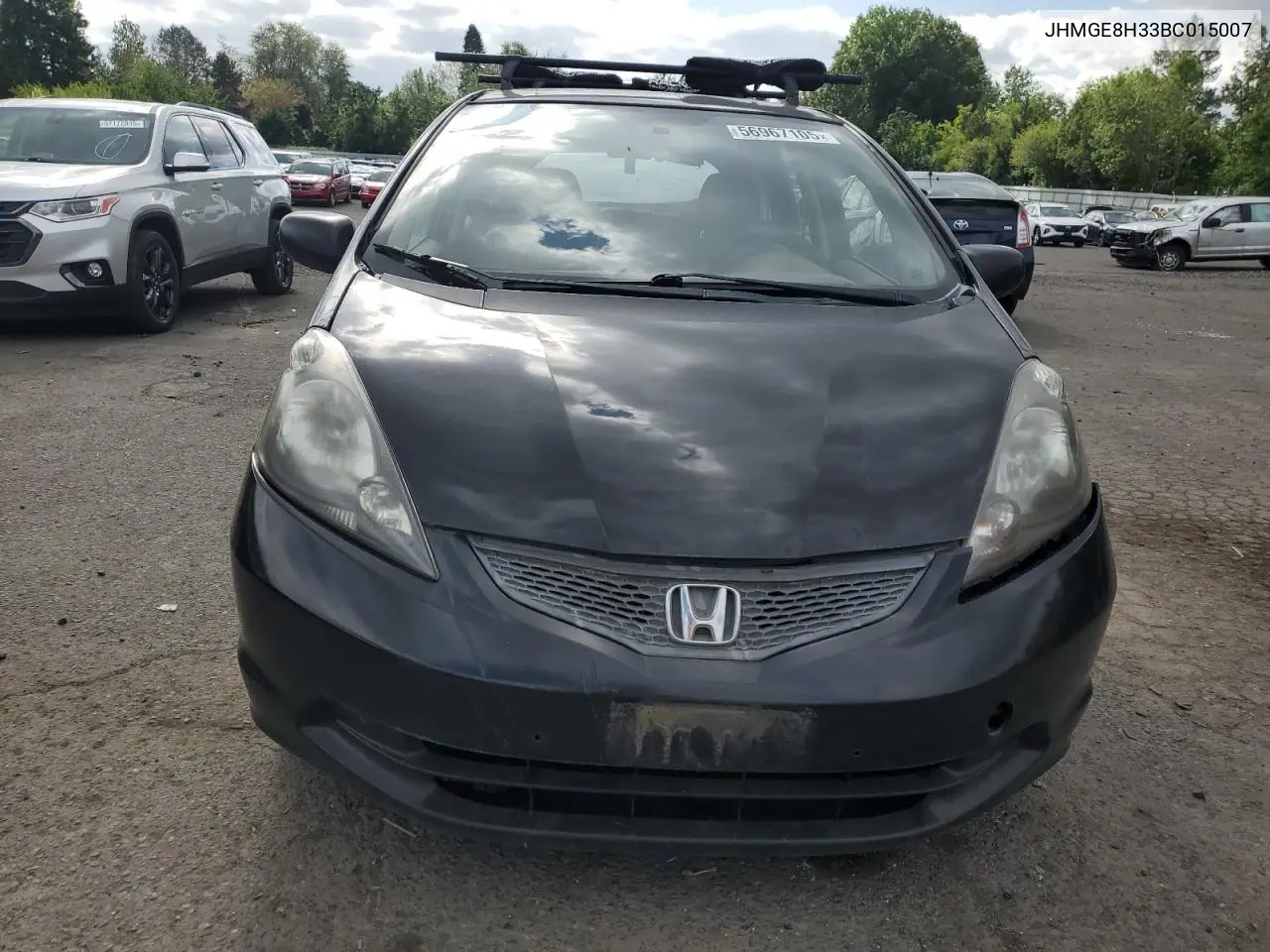 2011 Honda Fit VIN: JHMGE8H33BC015007 Lot: 56967105