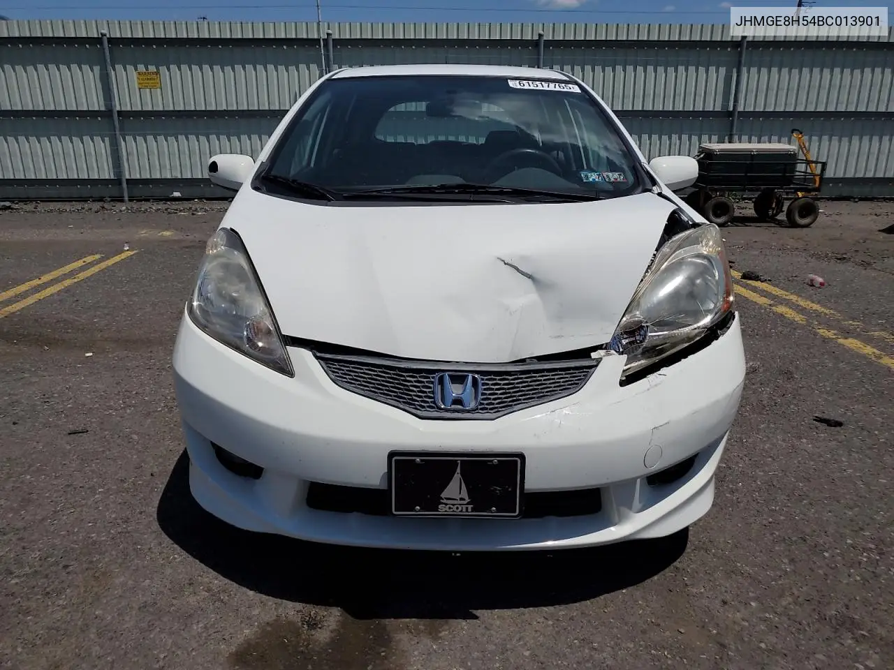 2011 Honda Fit Sport VIN: JHMGE8H54BC013901 Lot: 61517765