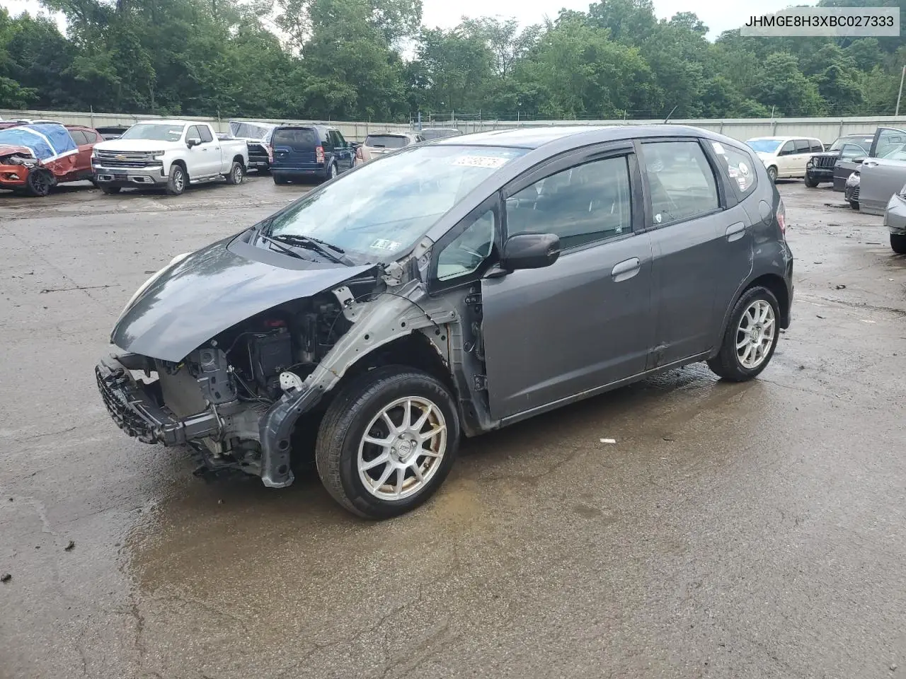 2011 Honda Fit VIN: JHMGE8H3XBC027333 Lot: 62495275