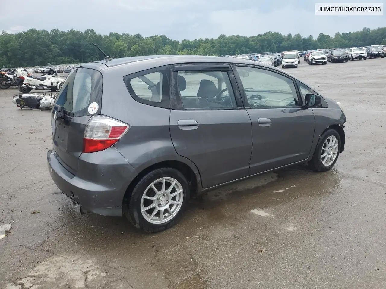 2011 Honda Fit VIN: JHMGE8H3XBC027333 Lot: 62495275