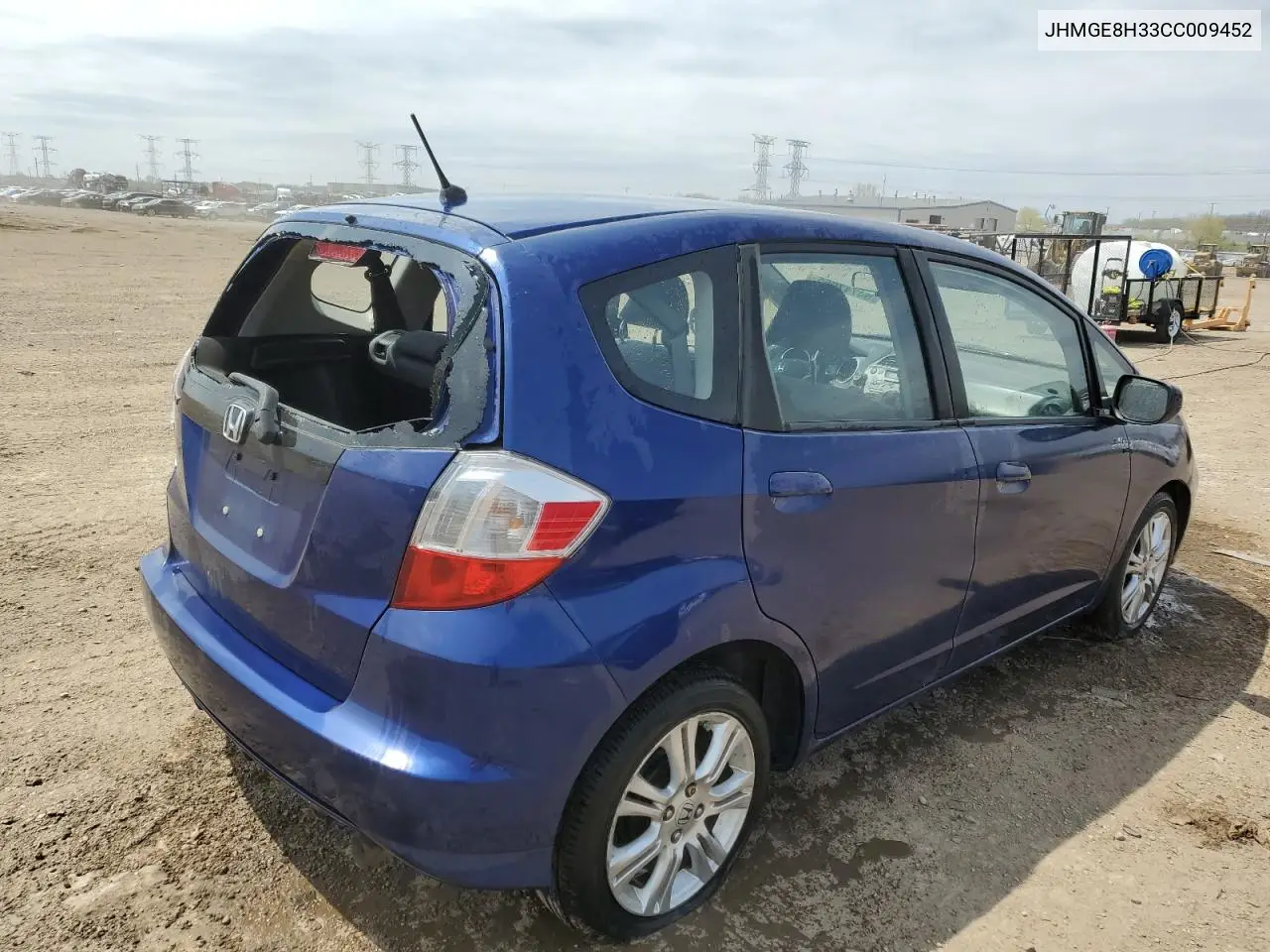 2012 Honda Fit VIN: JHMGE8H33CC009452 Lot: 54747065