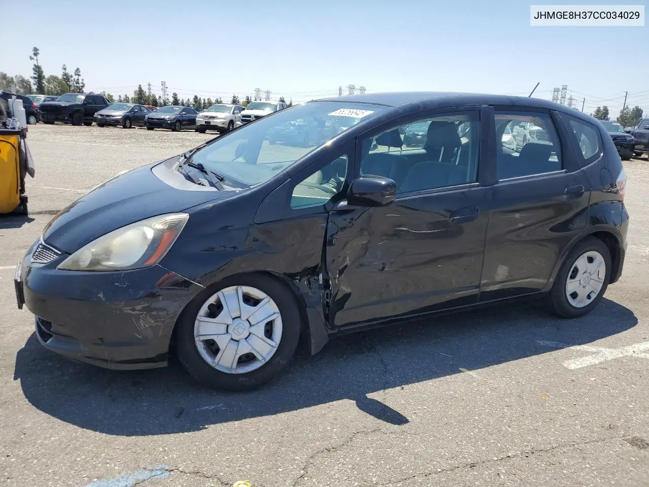 2012 Honda Fit VIN: JHMGE8H37CC034029 Lot: 56256845