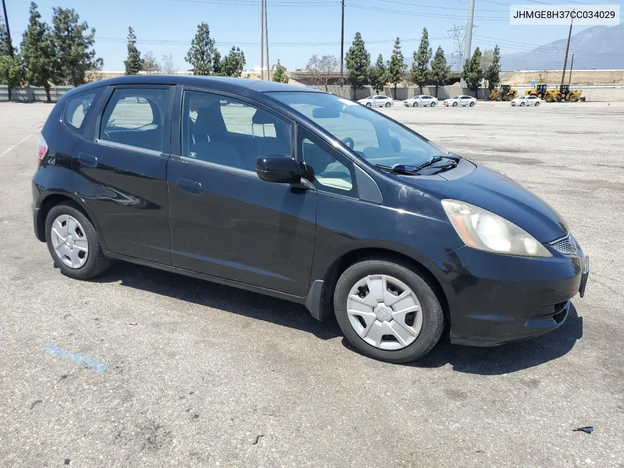2012 Honda Fit VIN: JHMGE8H37CC034029 Lot: 56256845